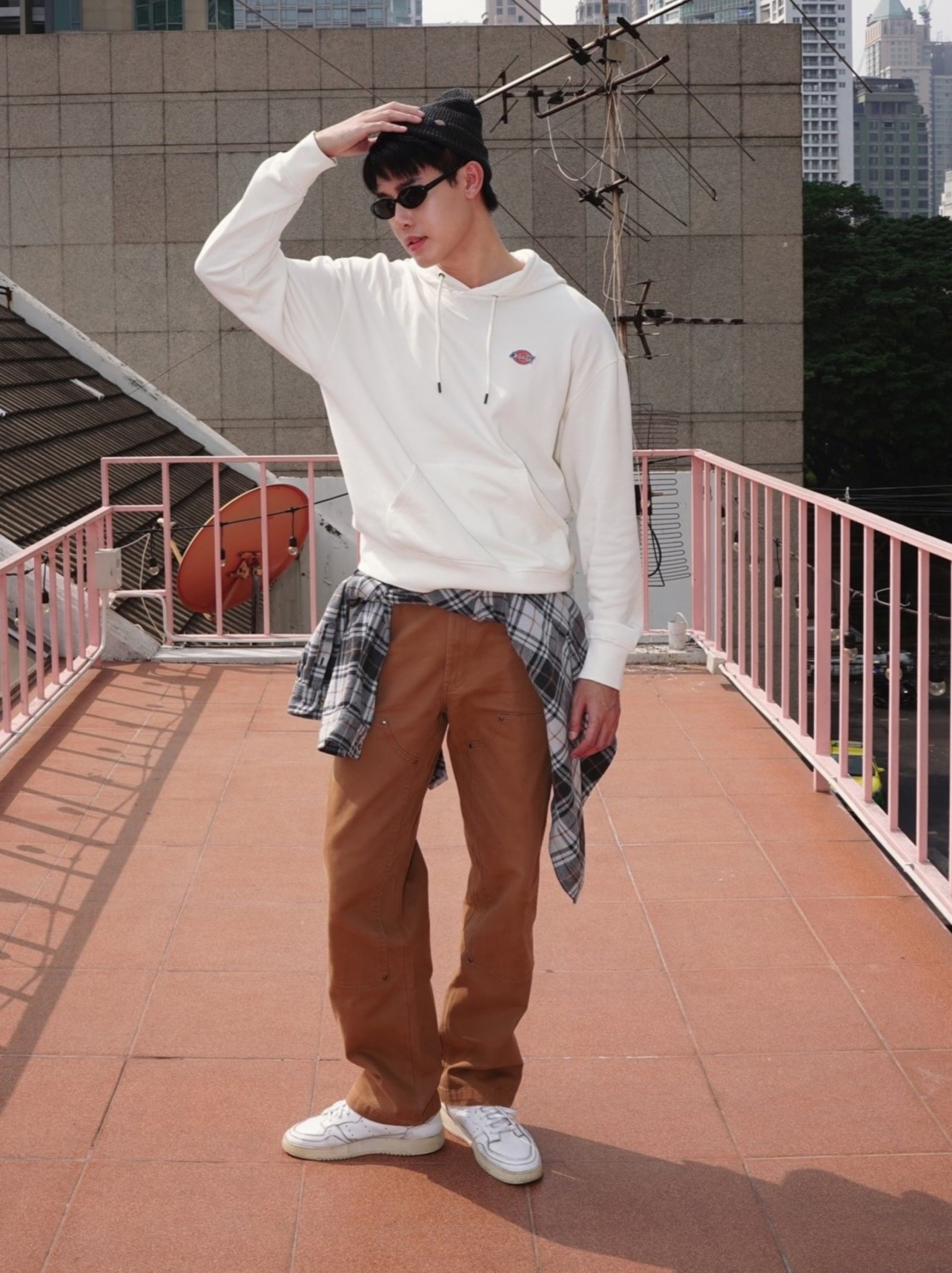 Camisola com Capuz Dickies Millersburg Bege