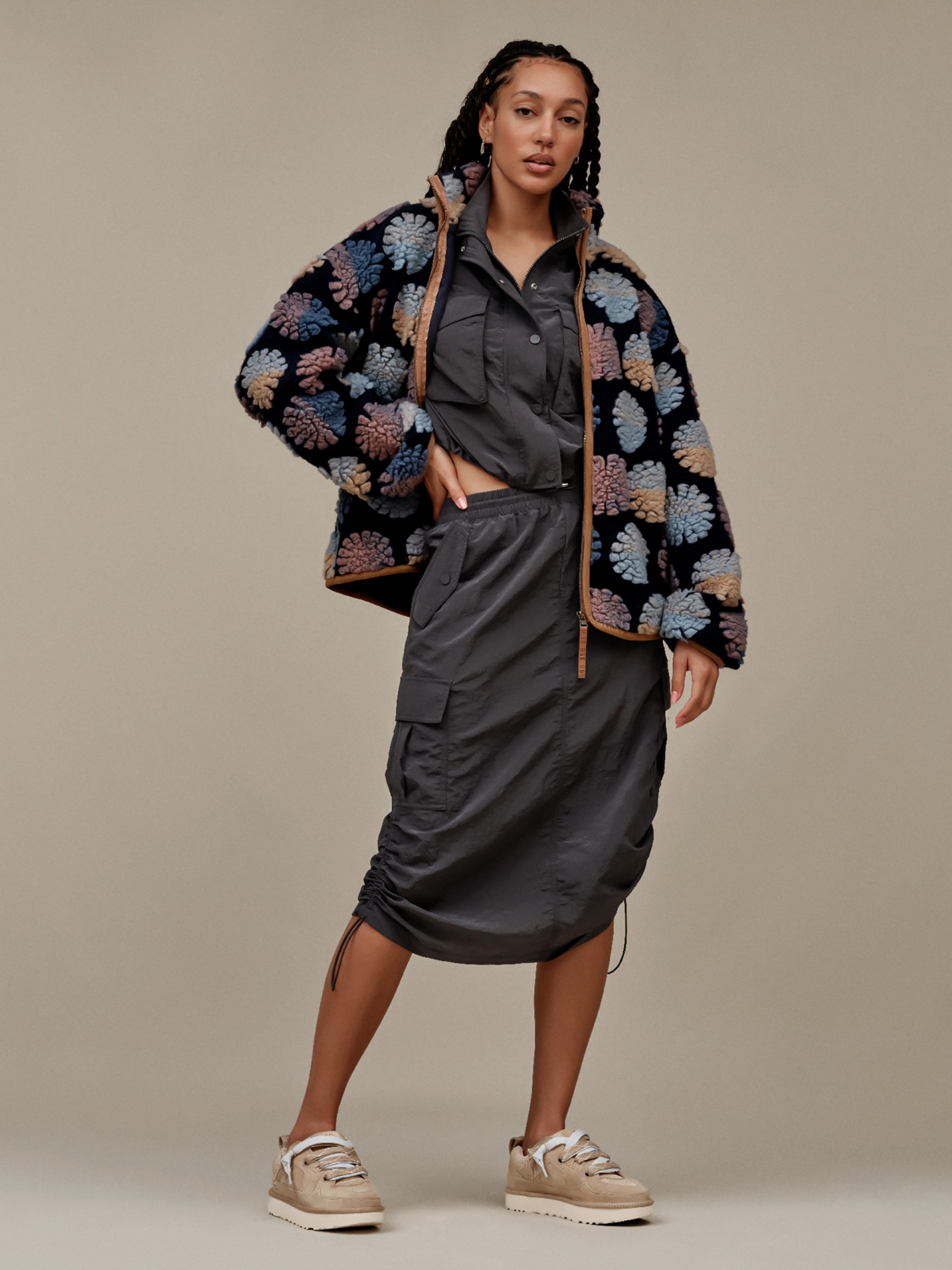 Zapatillas Ugg Lowmel Beige Para Mujer