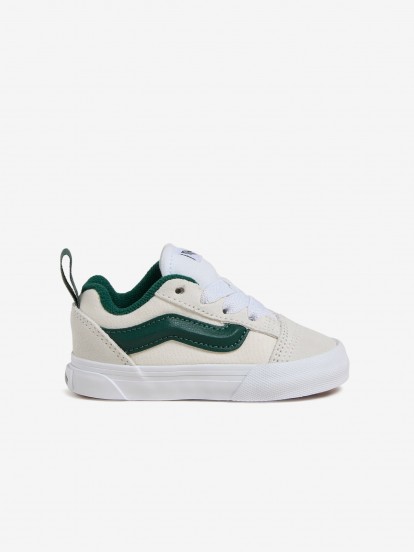 Sapatilhas Vans Knu Skool Elastic Lace Bege e Verdes