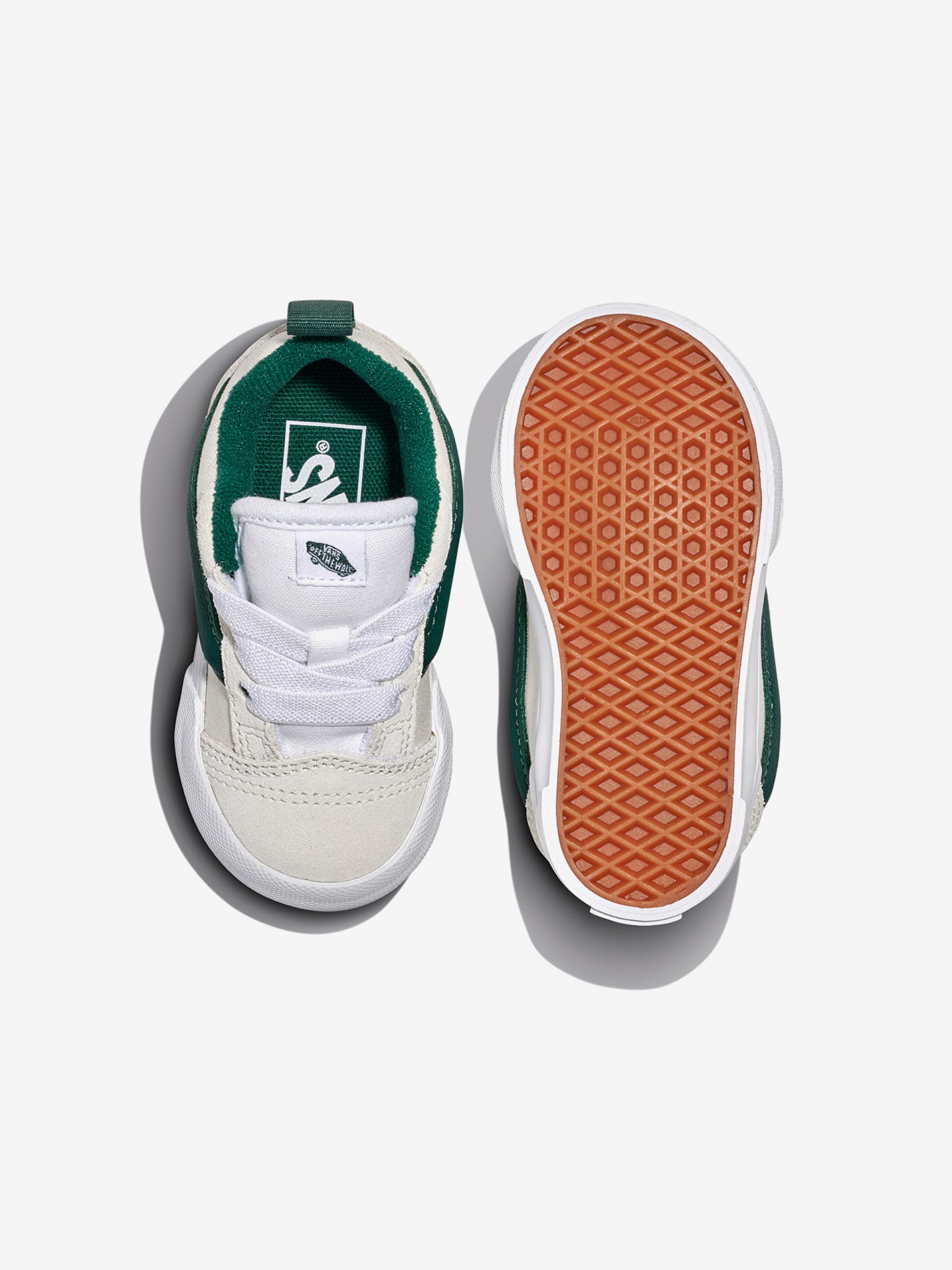 Sapatilhas Vans Knu Skool Elastic Lace Bege e Verdes