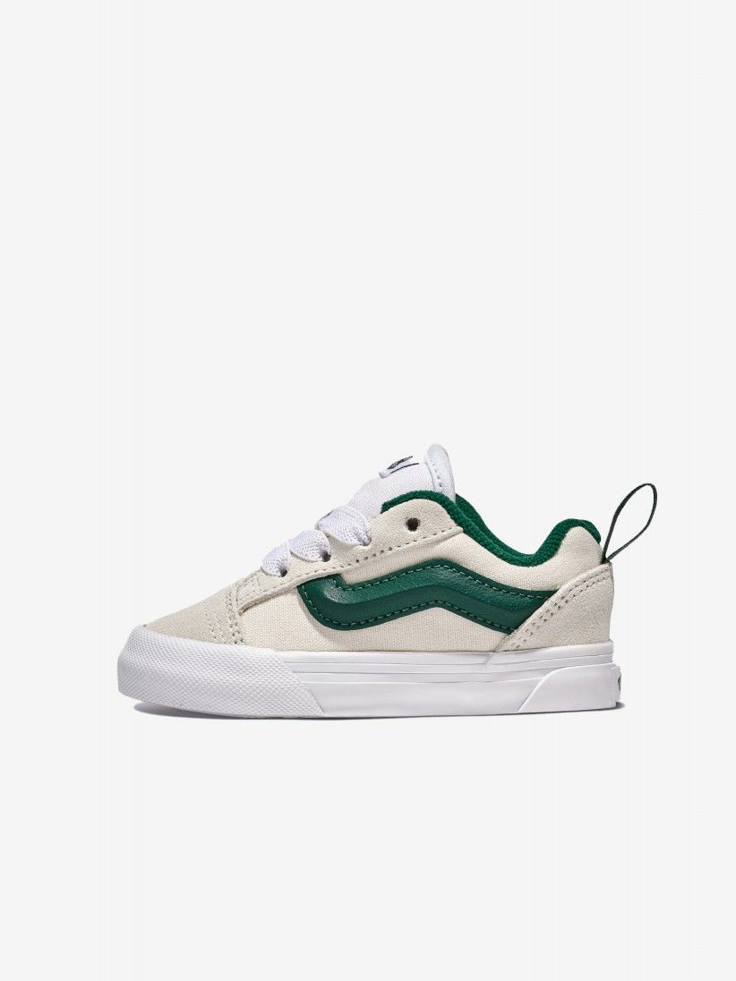 Zapatillas Vans Knu Skool Elastic Lace Beige y Verdes