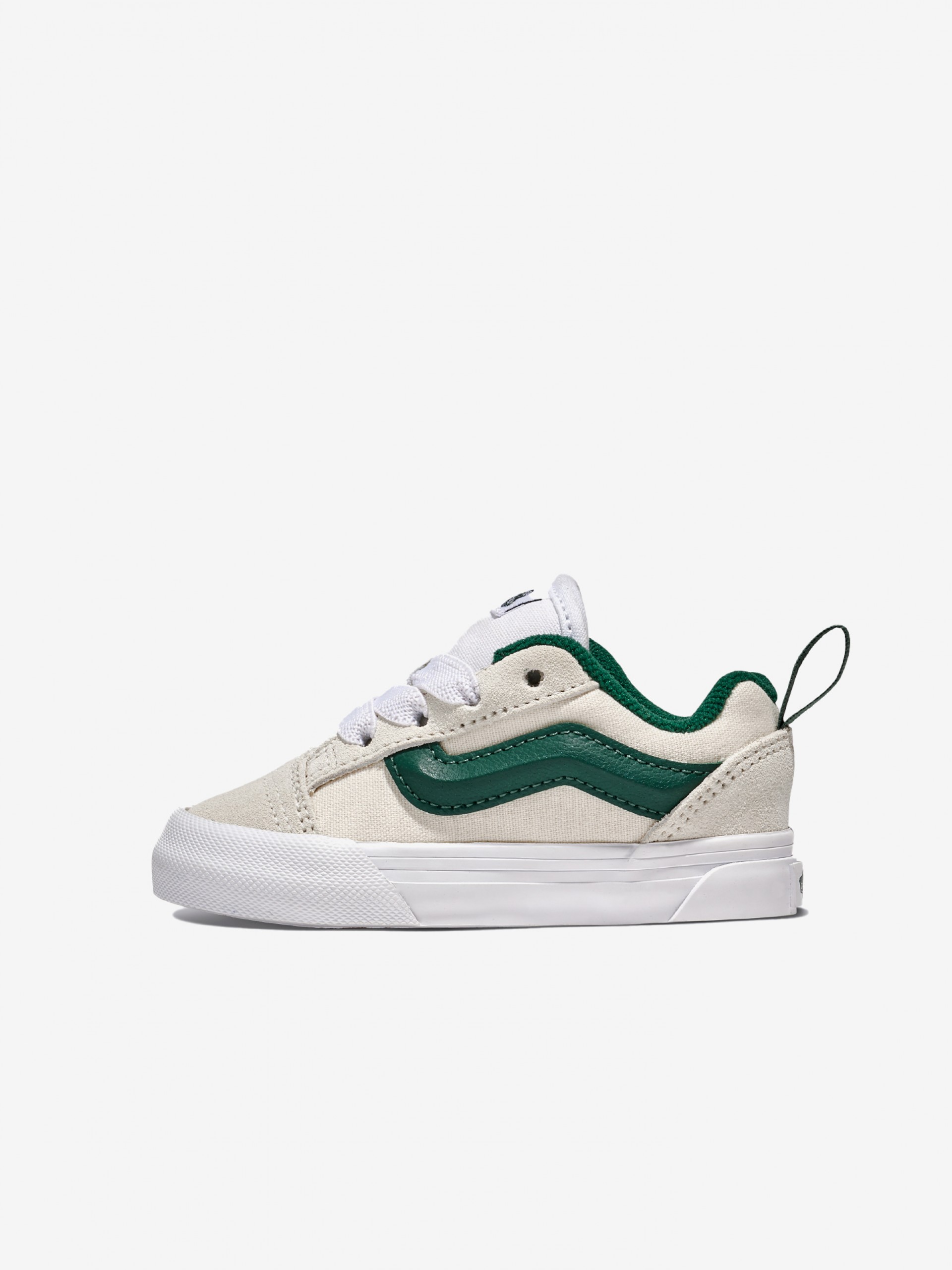 Sapatilhas Vans Knu Skool Elastic Lace Bege e Verdes