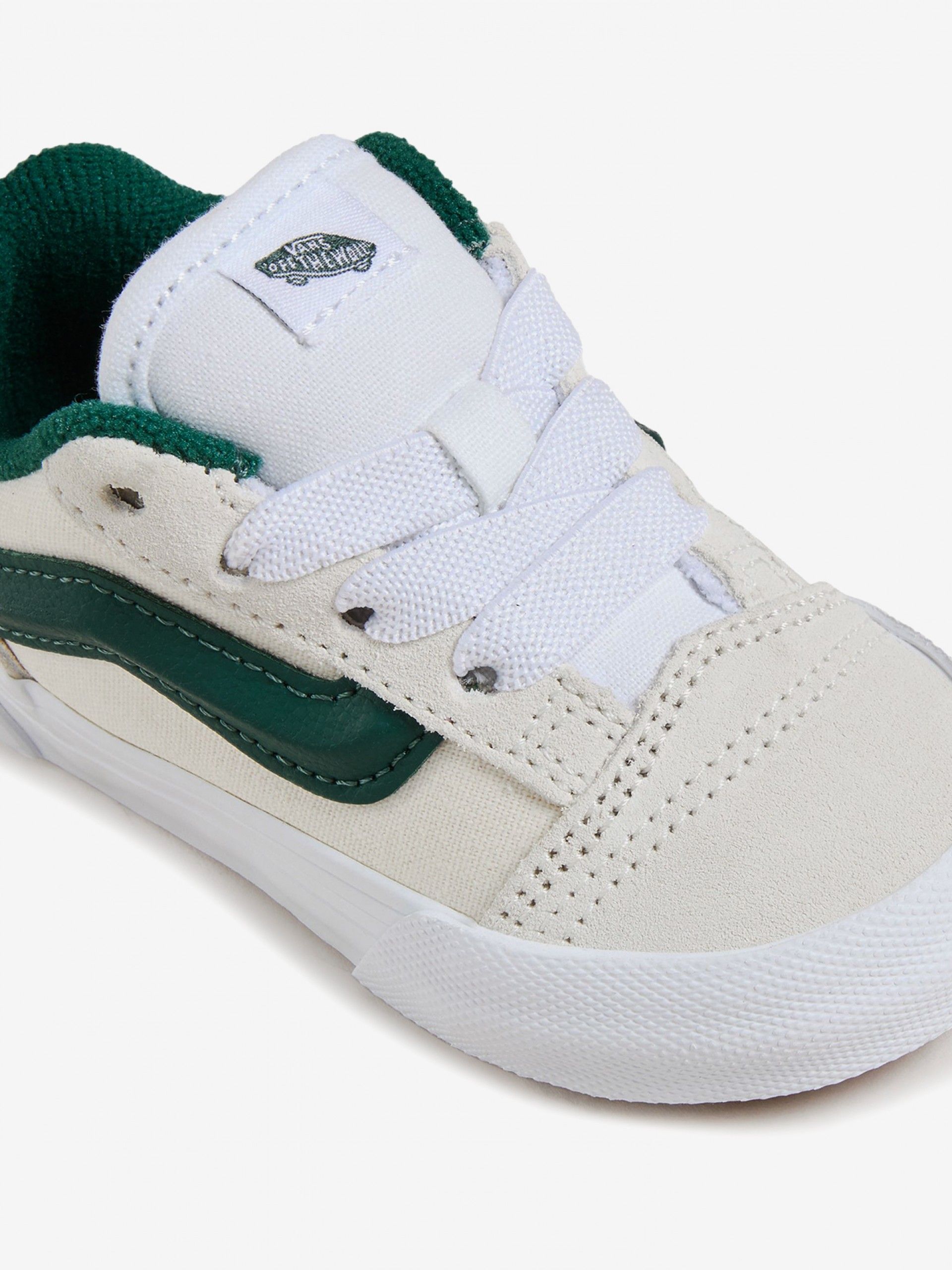 Sapatilhas Vans Knu Skool Elastic Lace Bege e Verdes