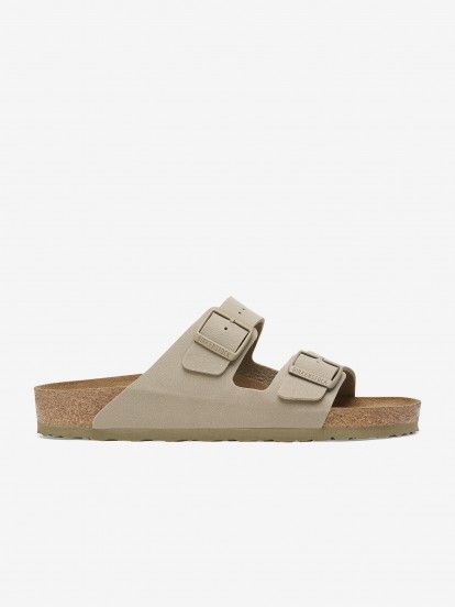 Birkenstock Arizona Birko-Flor Green Slides
