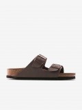 Chinelos Birkenstock Arizona Birko-Flor Nobuck Castanhos