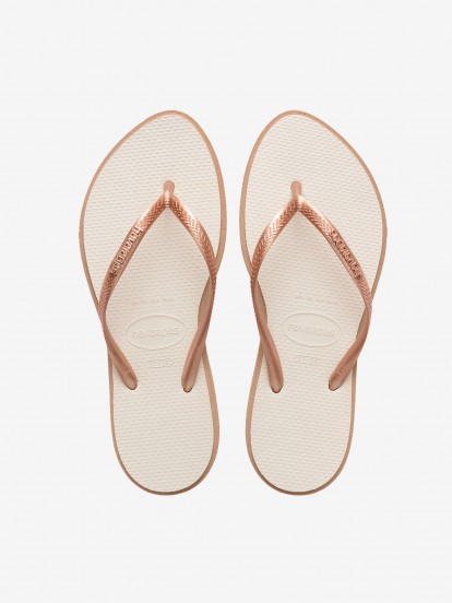 Havaianas Slim Point Beige Flip Flops