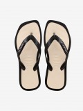 Chinelos Havaianas Top Square Fusion Premium Pretos e Bege