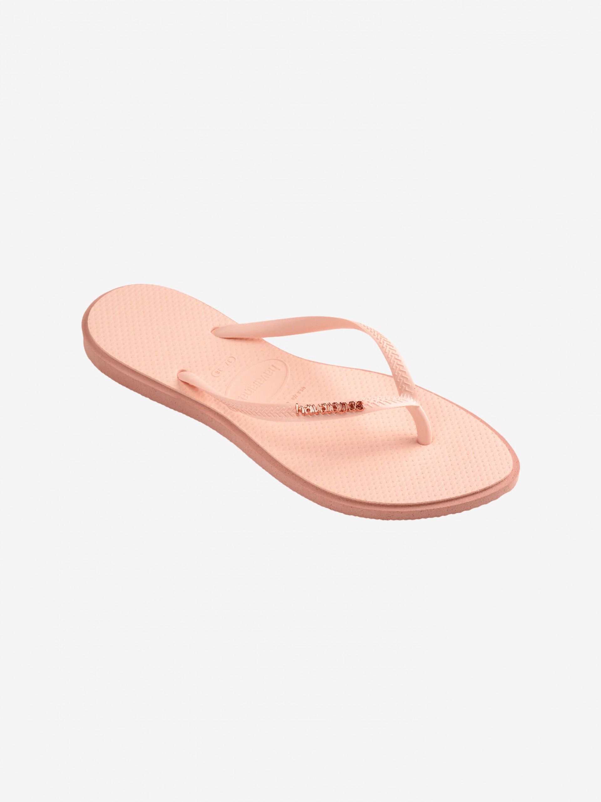 Chinelos Havaianas Slim Point Rosa