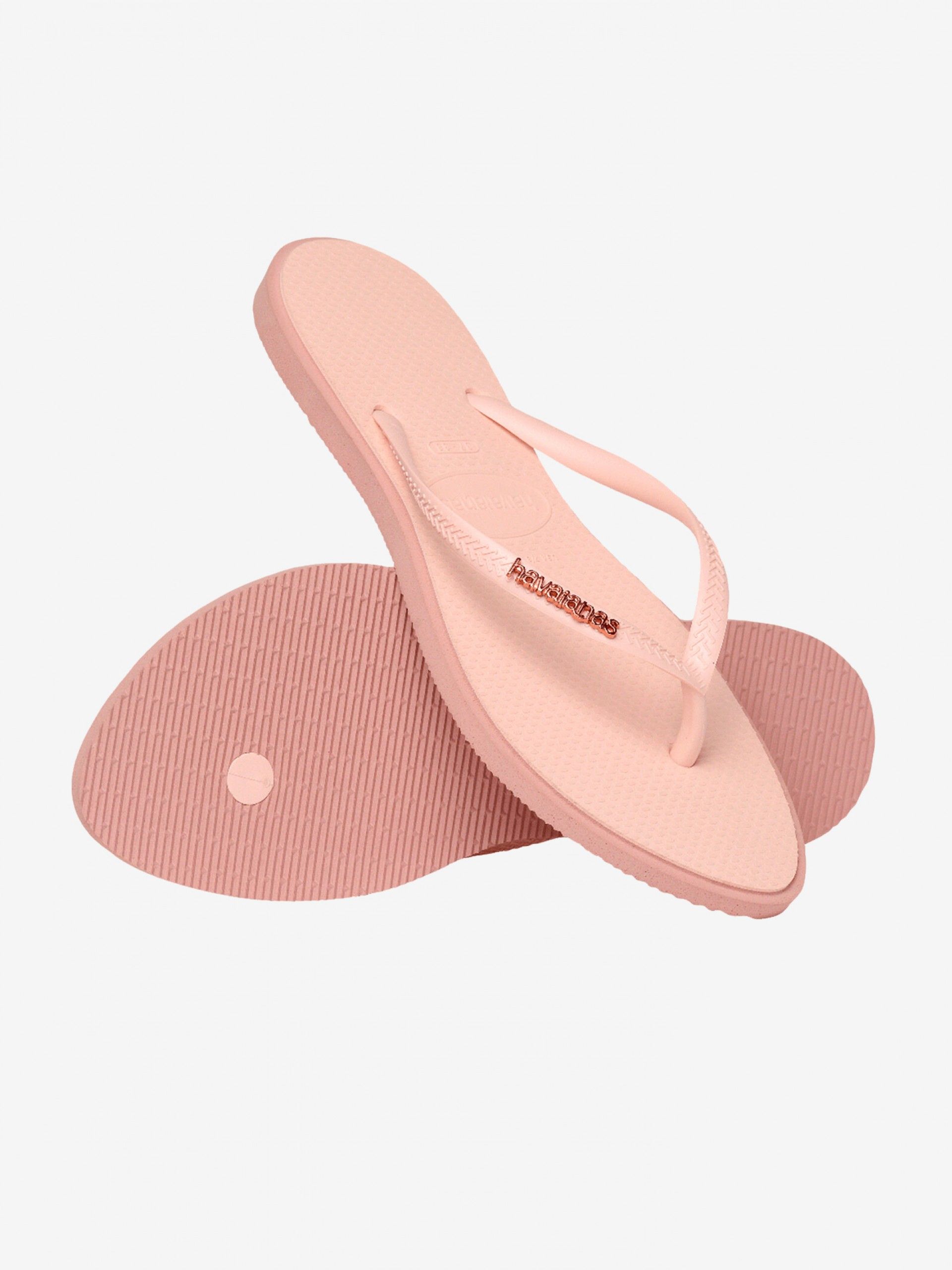 Chinelos Havaianas Slim Point Rosa