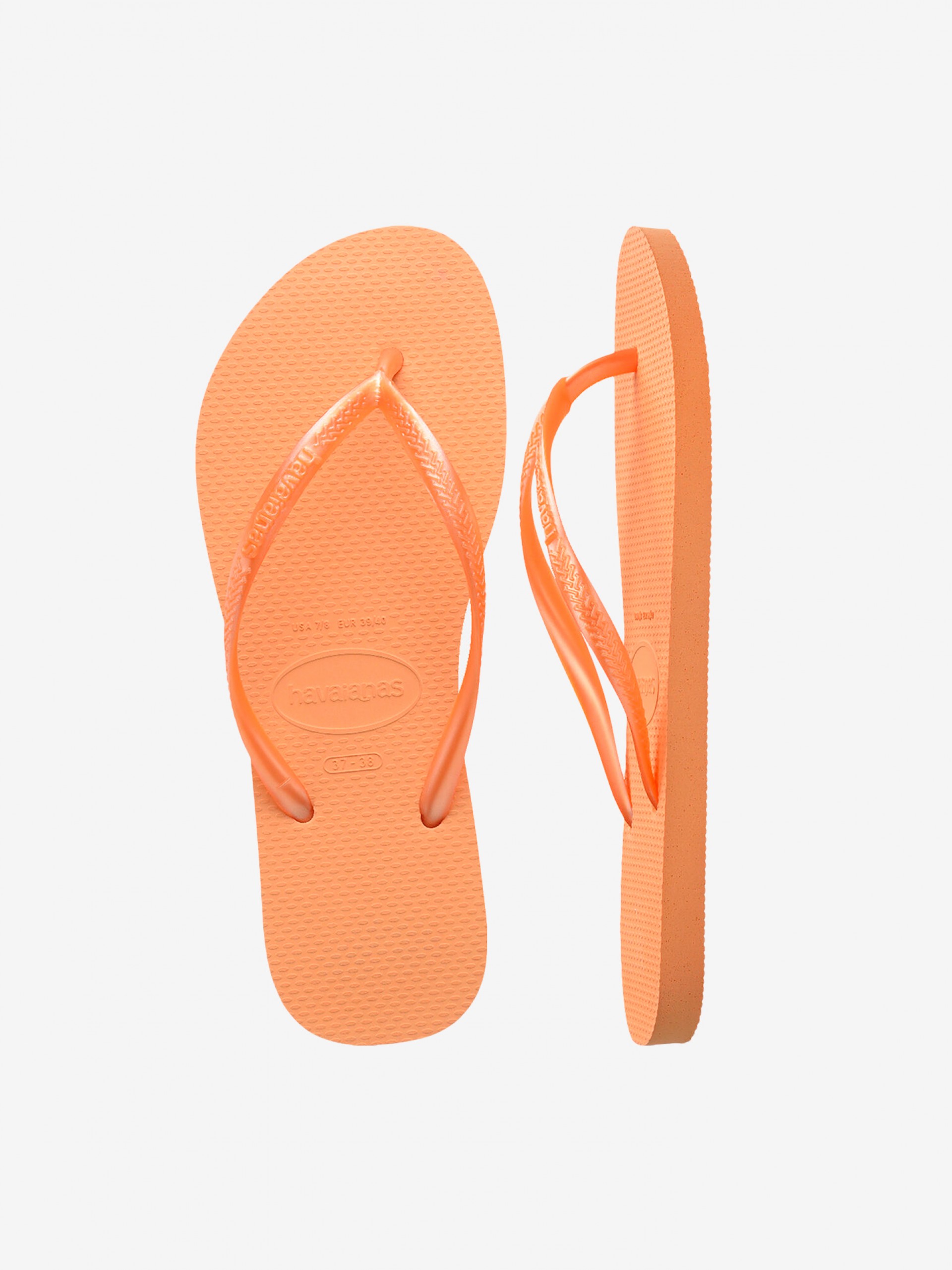 Havaianas Slim Orange Flip Flops