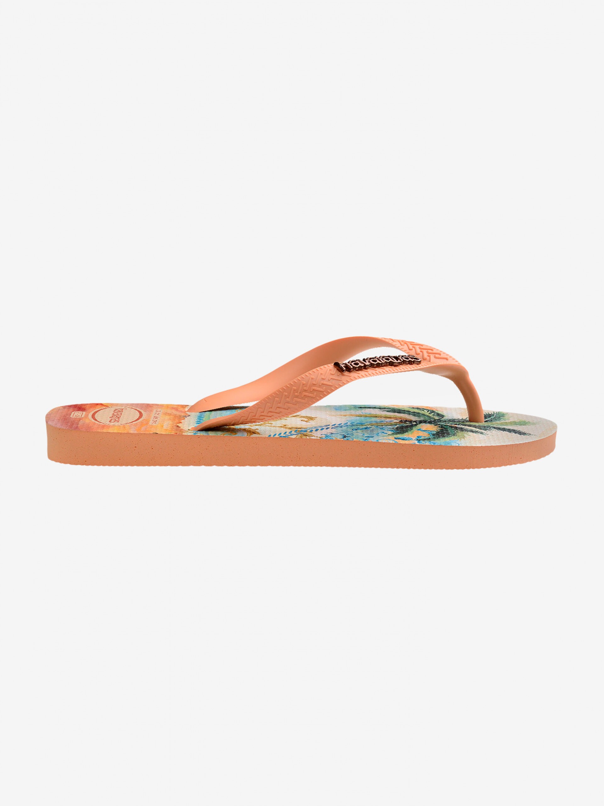 Chinelos Havaianas Top Tropicalia Vibes Salmão