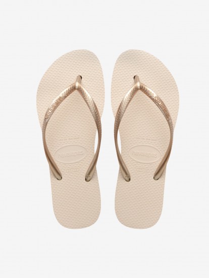 Chanclas Havaianas Slim Flatform Beige