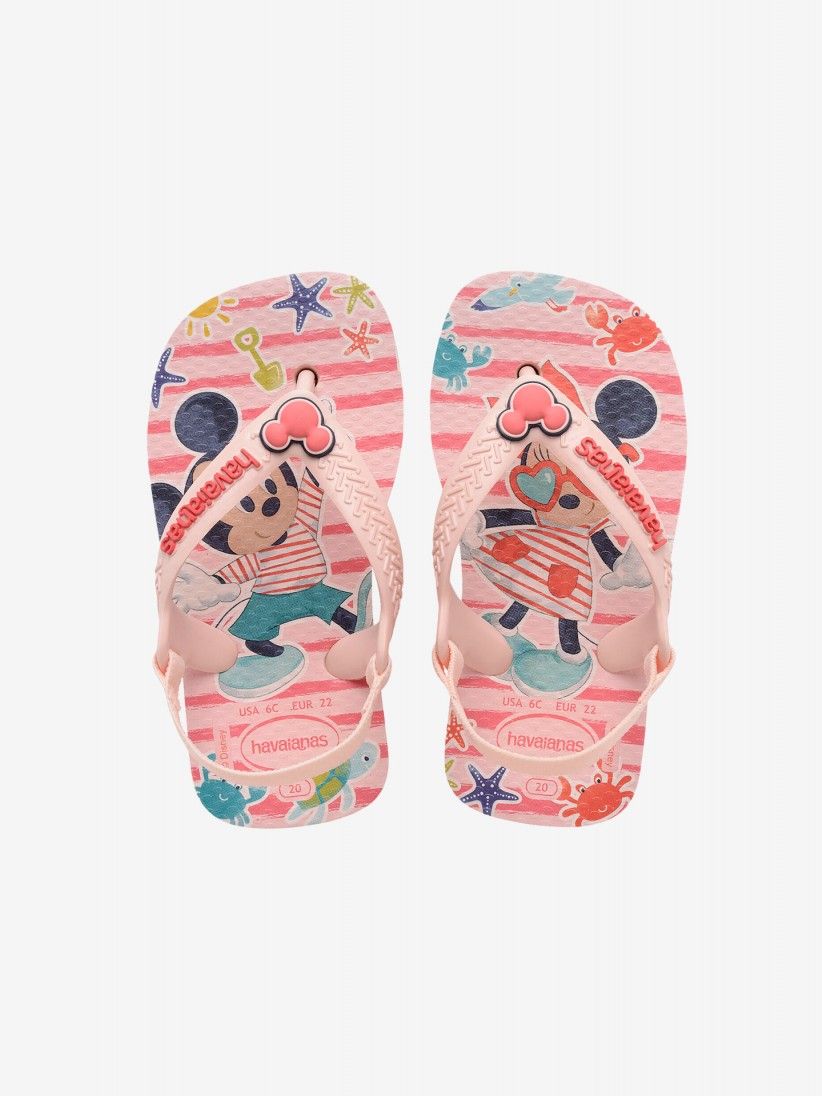 Sandalias Havaianas Baby Disney Classics II Rosa