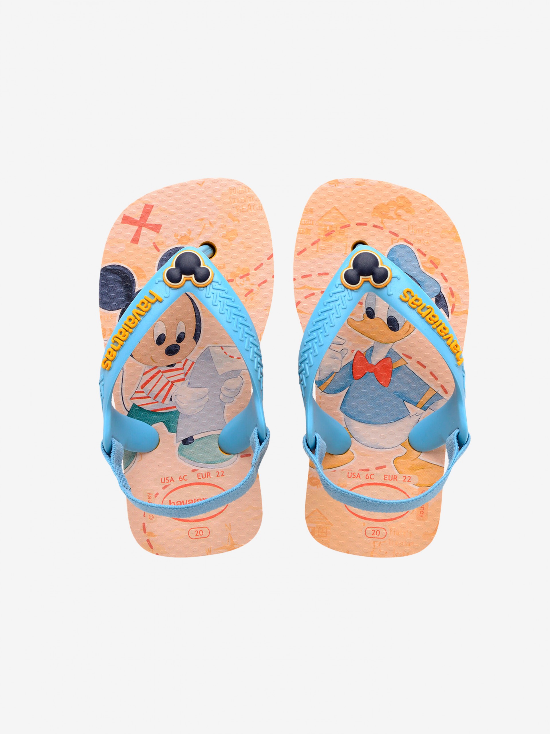 Sandálias Havaianas Baby Disney Classics II Amarelas