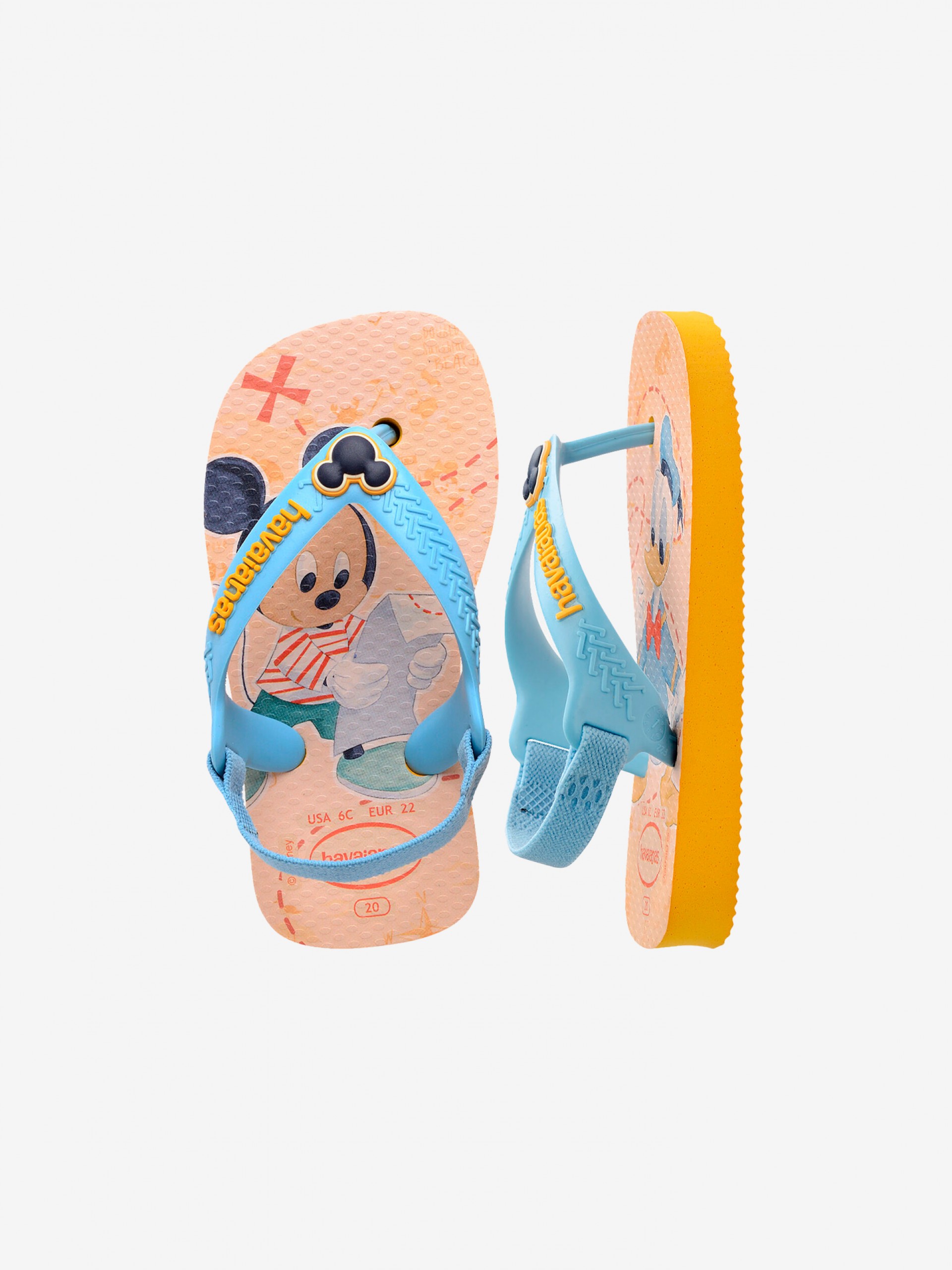Sandálias Havaianas Baby Disney Classics II Amarelas