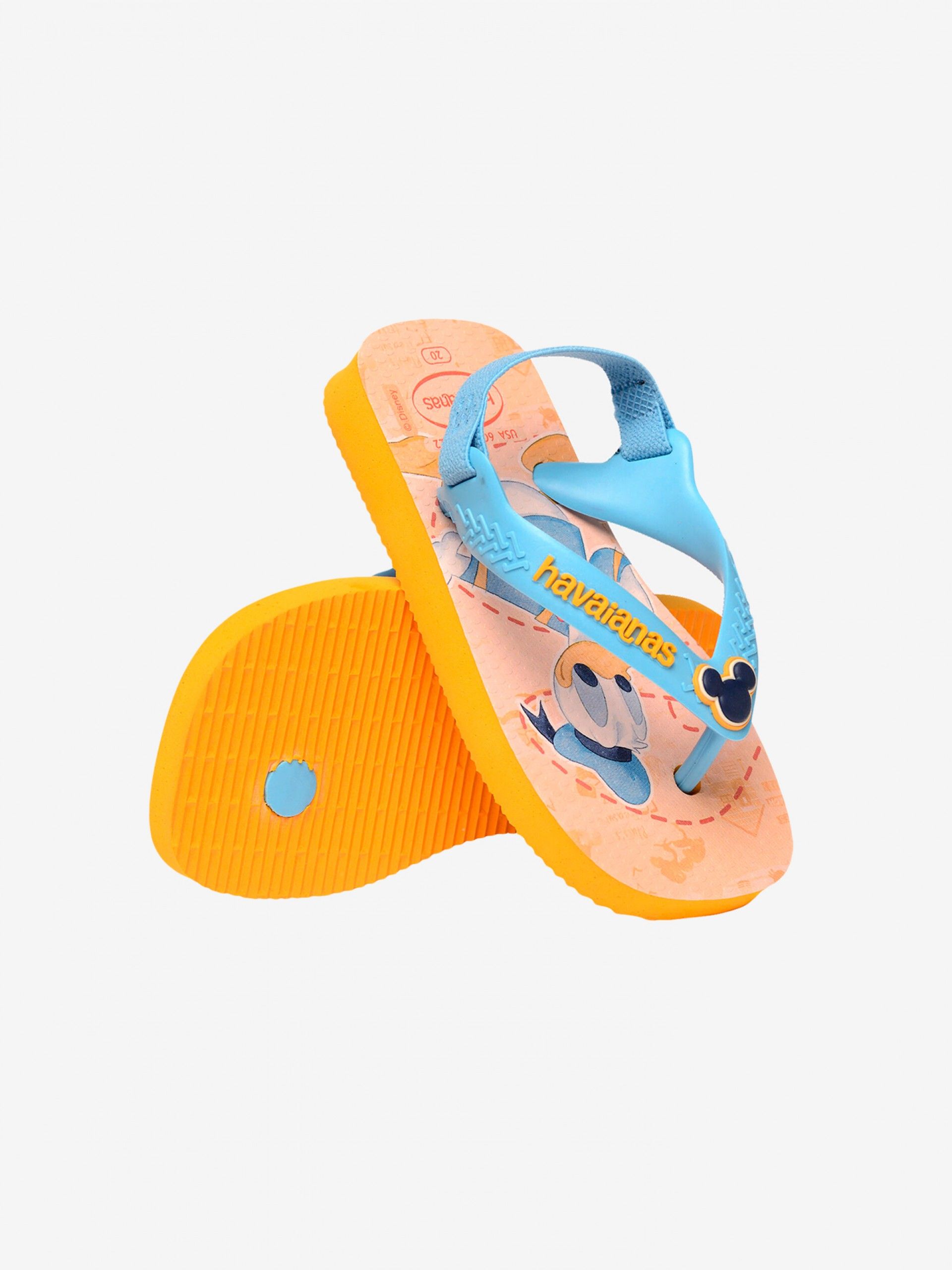 Sandálias Havaianas Baby Disney Classics II Amarelas