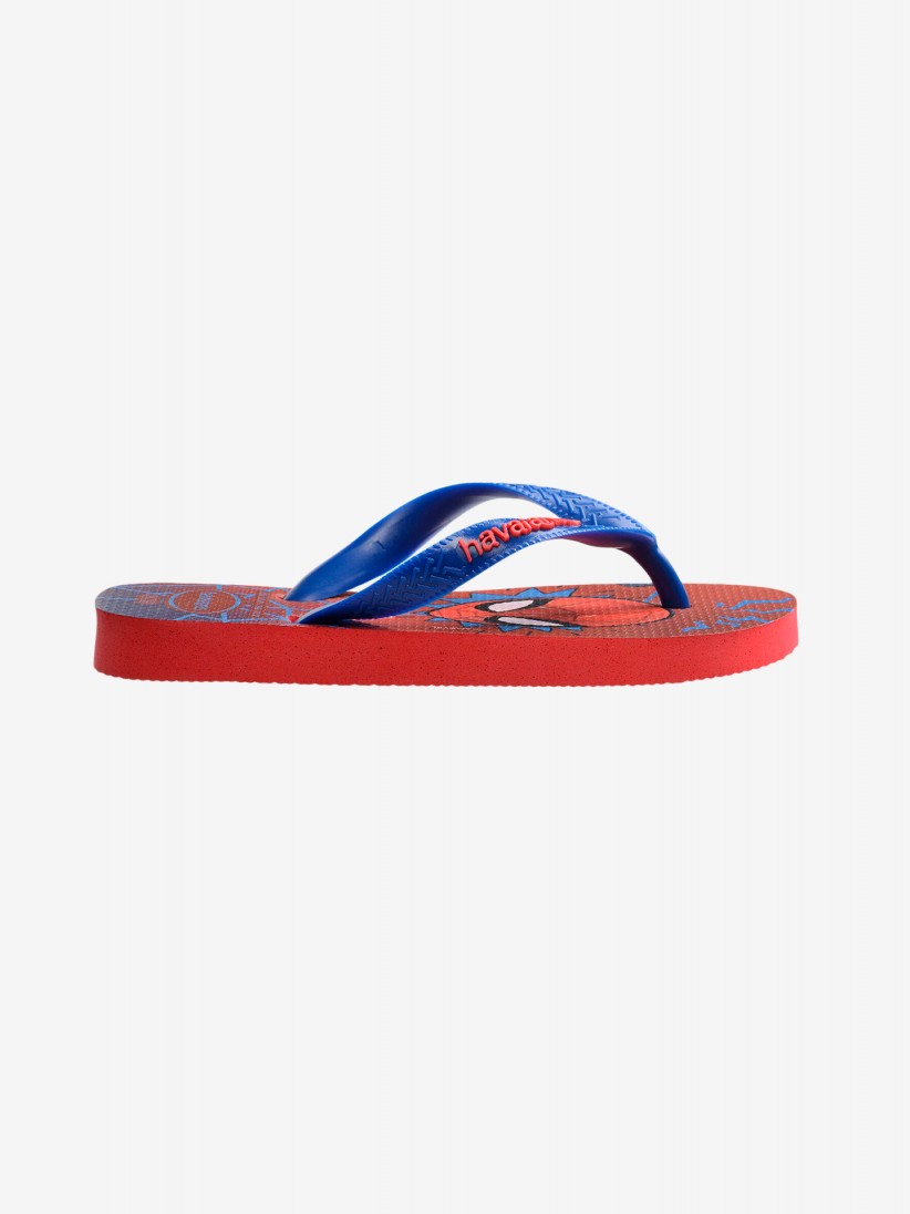 Chinelos Havaianas Top Marvel II Kids Vermelhos