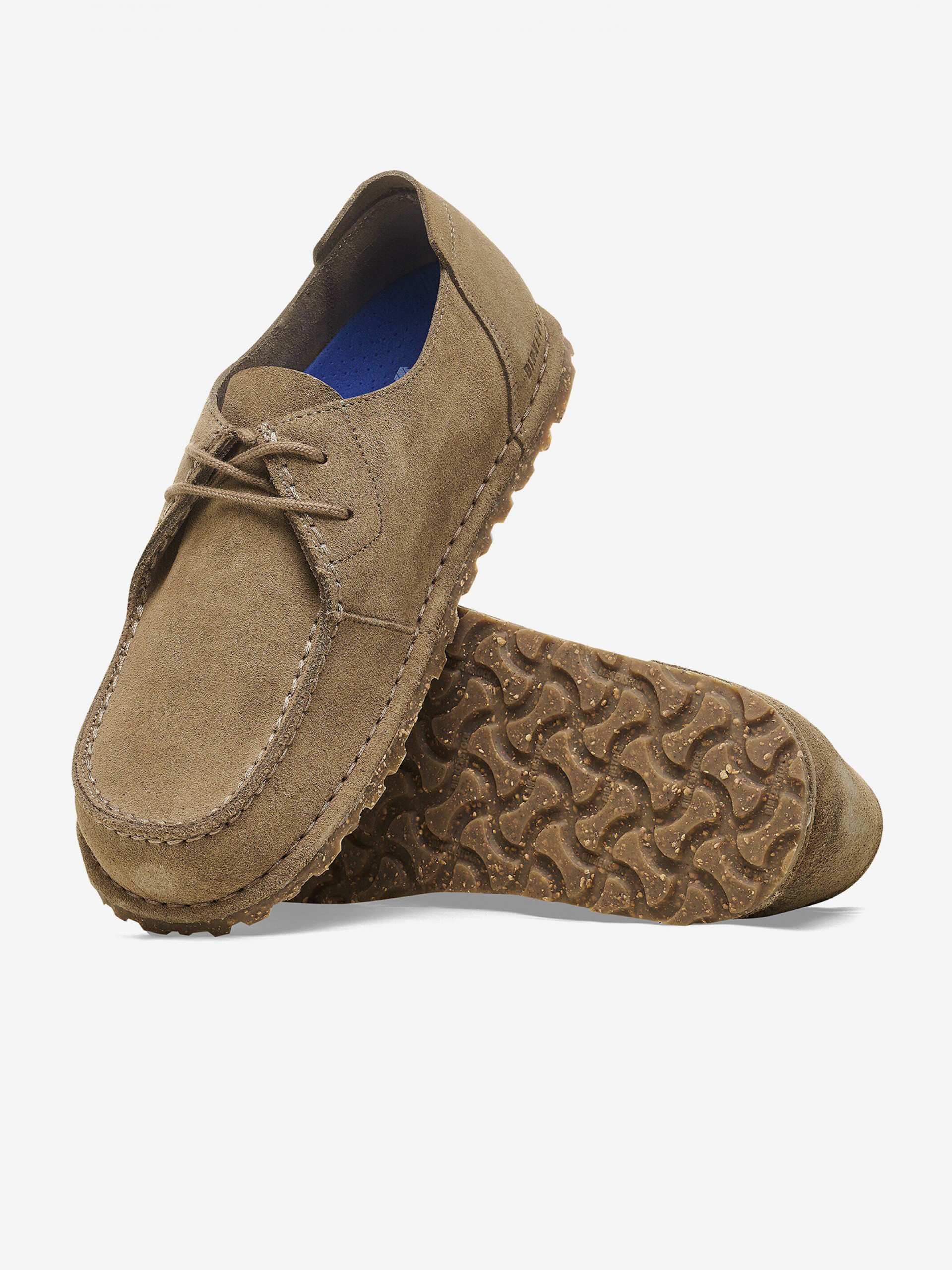 Birkenstock Utti Lace Suede Leather Beige Shoes