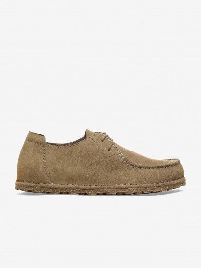 Zapatos Birkenstock Utti Lace Gamuza Beige