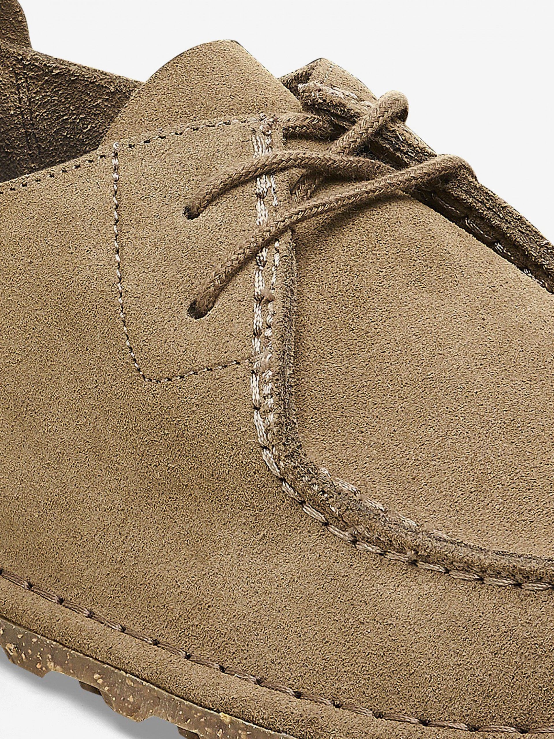 Birkenstock Utti Lace Suede Leather Beige Shoes