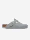 Chinelos Birkenstock Boston Couro em Camura Azuis
