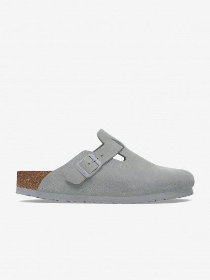 Chanclas Birkenstock Boston Gamuza Azules