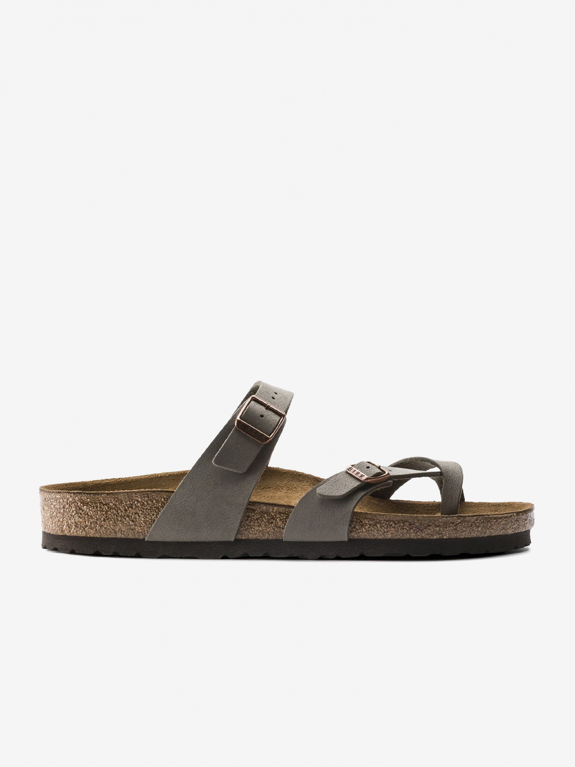 Chinelos Birkenstock Mayari Birko-Flor Cinzentos