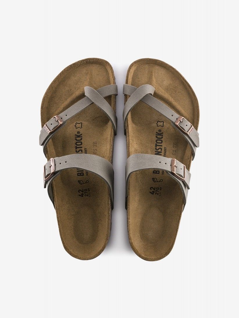Birkenstock Mayari Birko-Flor Grey Slides