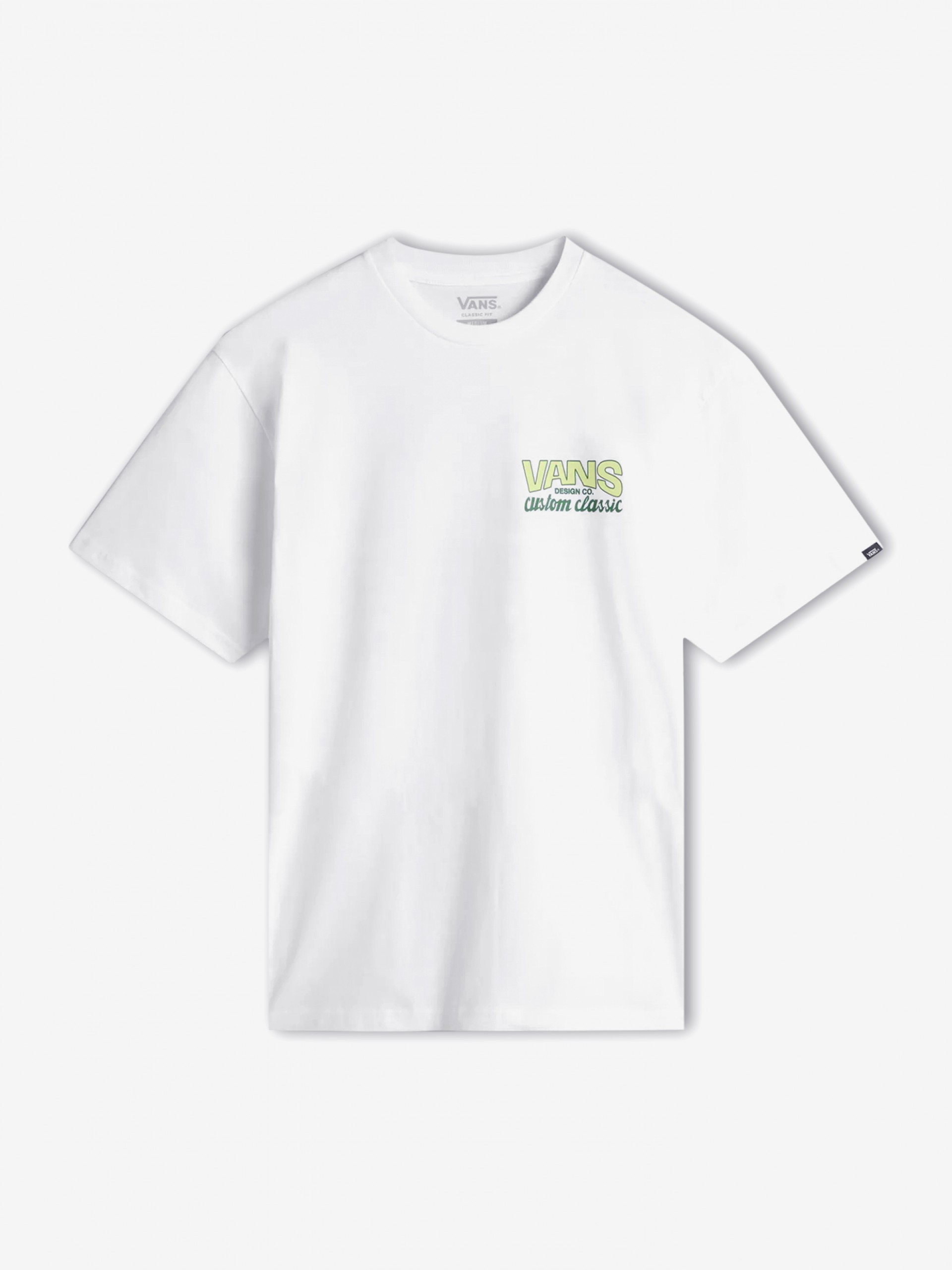 T-shirt Vans Shop Front Branca