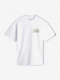 T-shirt Vans Shop Front Branca
