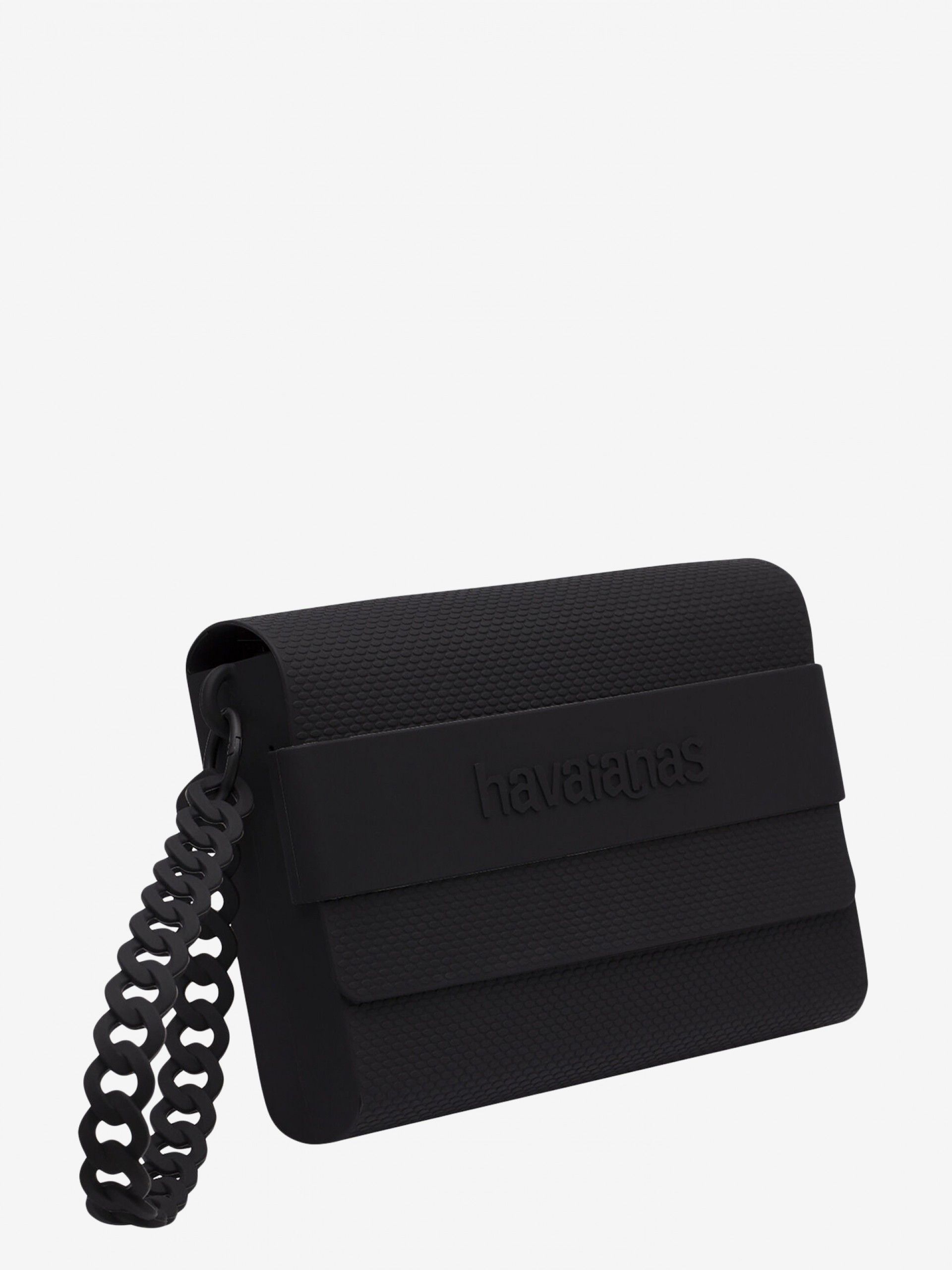 Mala Pequena Havaianas Clutch Preta