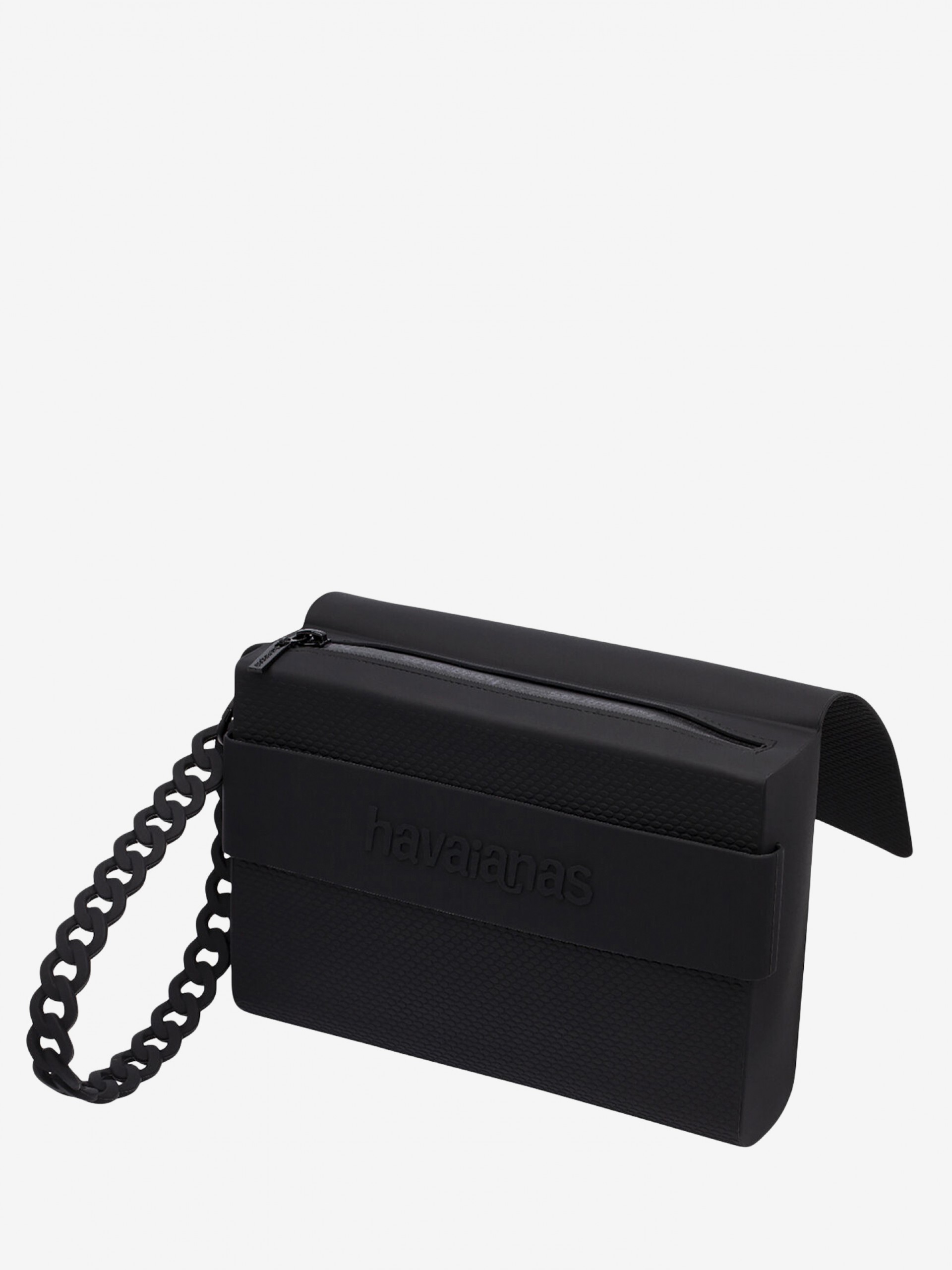 Mala Pequena Havaianas Clutch Preta