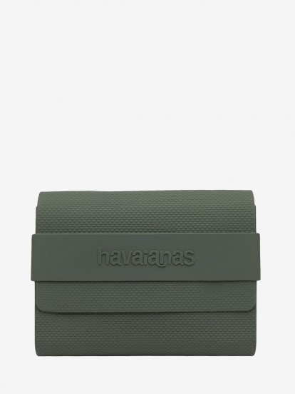 Mala Pequena Havaianas Clutch Verde