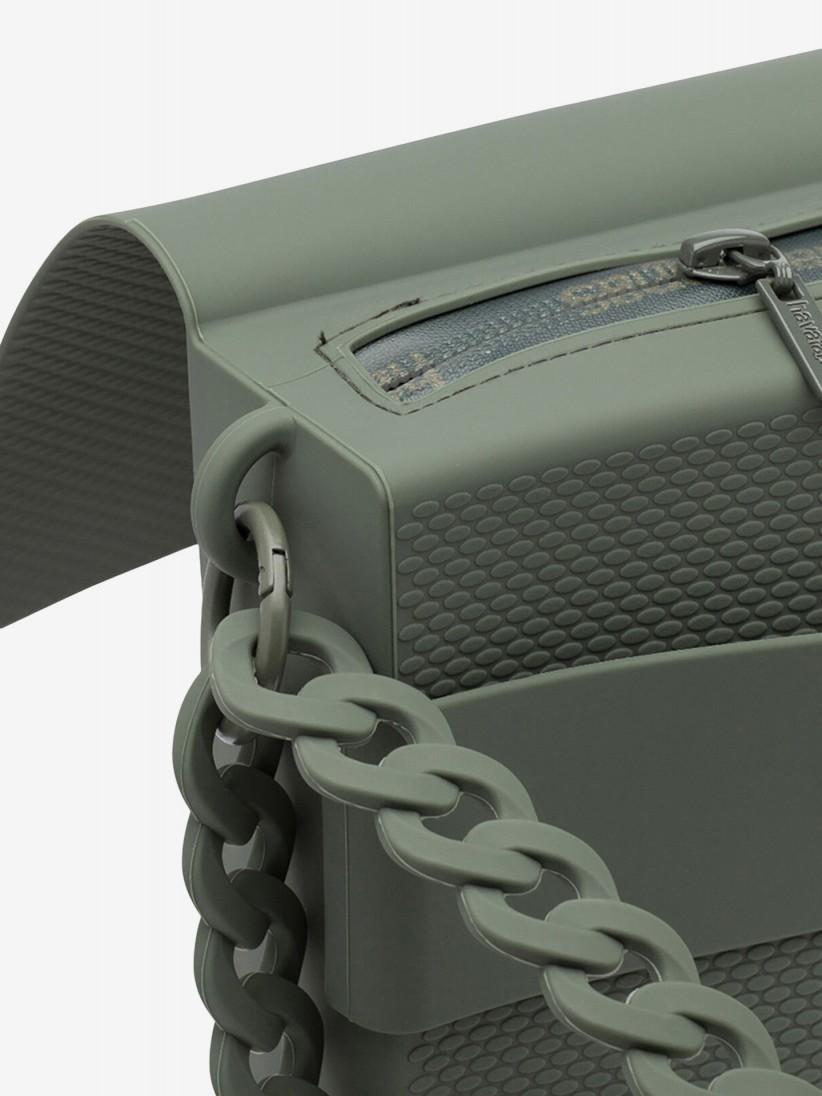 Mala Pequena Havaianas Clutch Verde