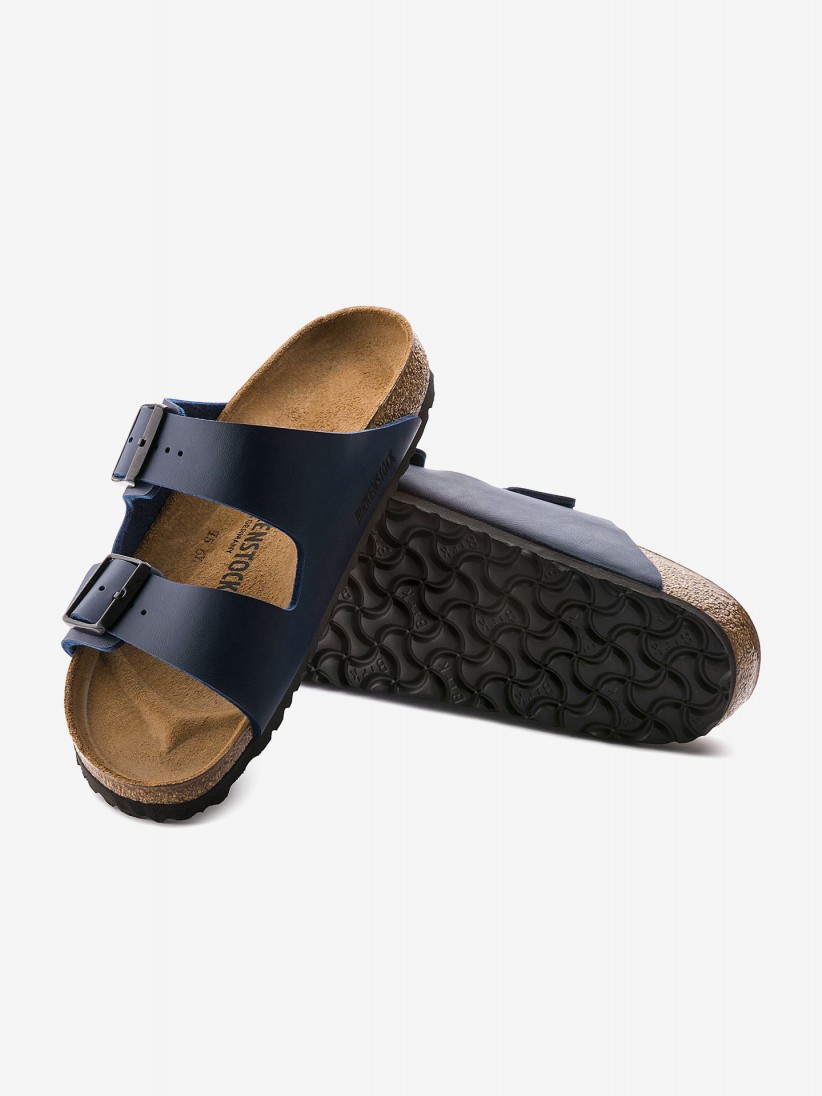 Birkenstock Arizona Birko-Flor Blue Slides