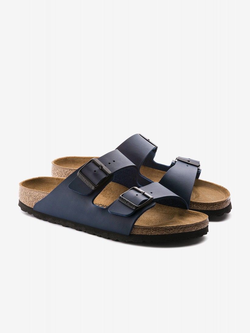 Birkenstock Arizona Birko-Flor Blue Slides