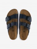 Birkenstock Arizona Birko-Flor Blue Slides