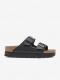 Birkenstock Arizona III Papillio Flex Platform Birko-Flor Black Slides