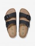 Birkenstock Arizona III Papillio Flex Platform Birko-Flor Black Slides