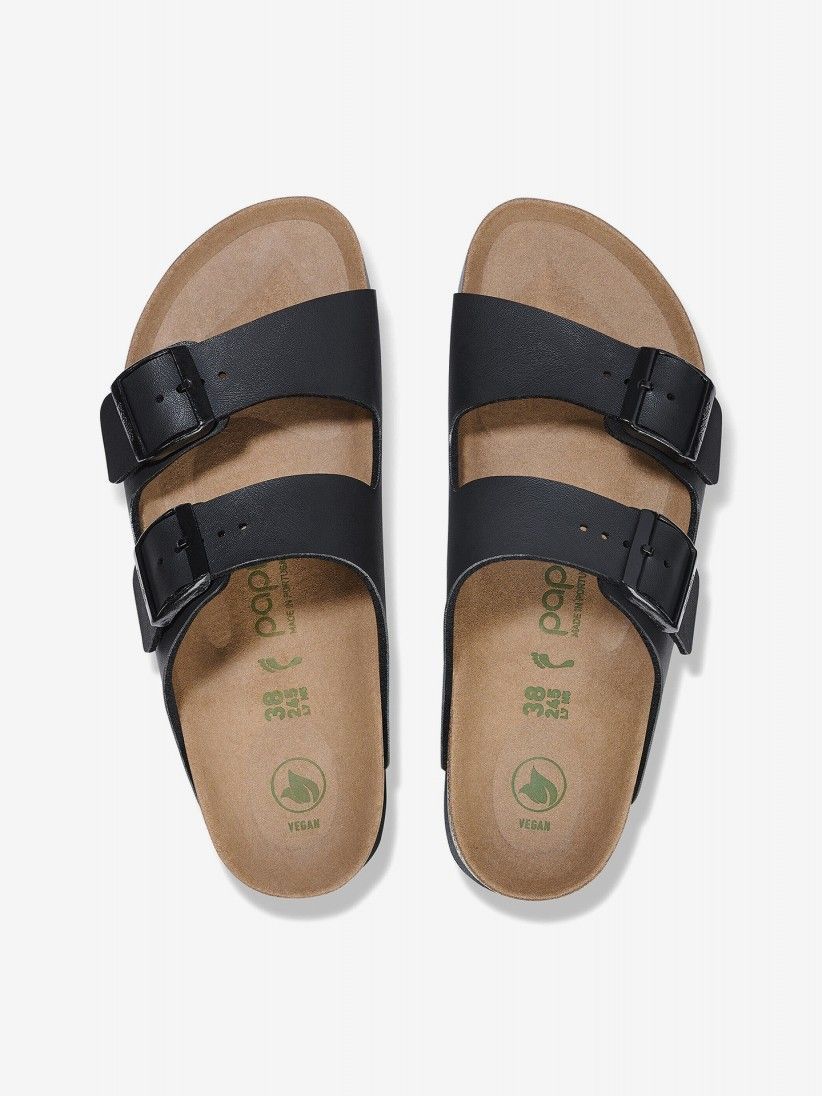 Birkenstock Arizona III Papillio Flex Platform Birko-Flor Black Slides