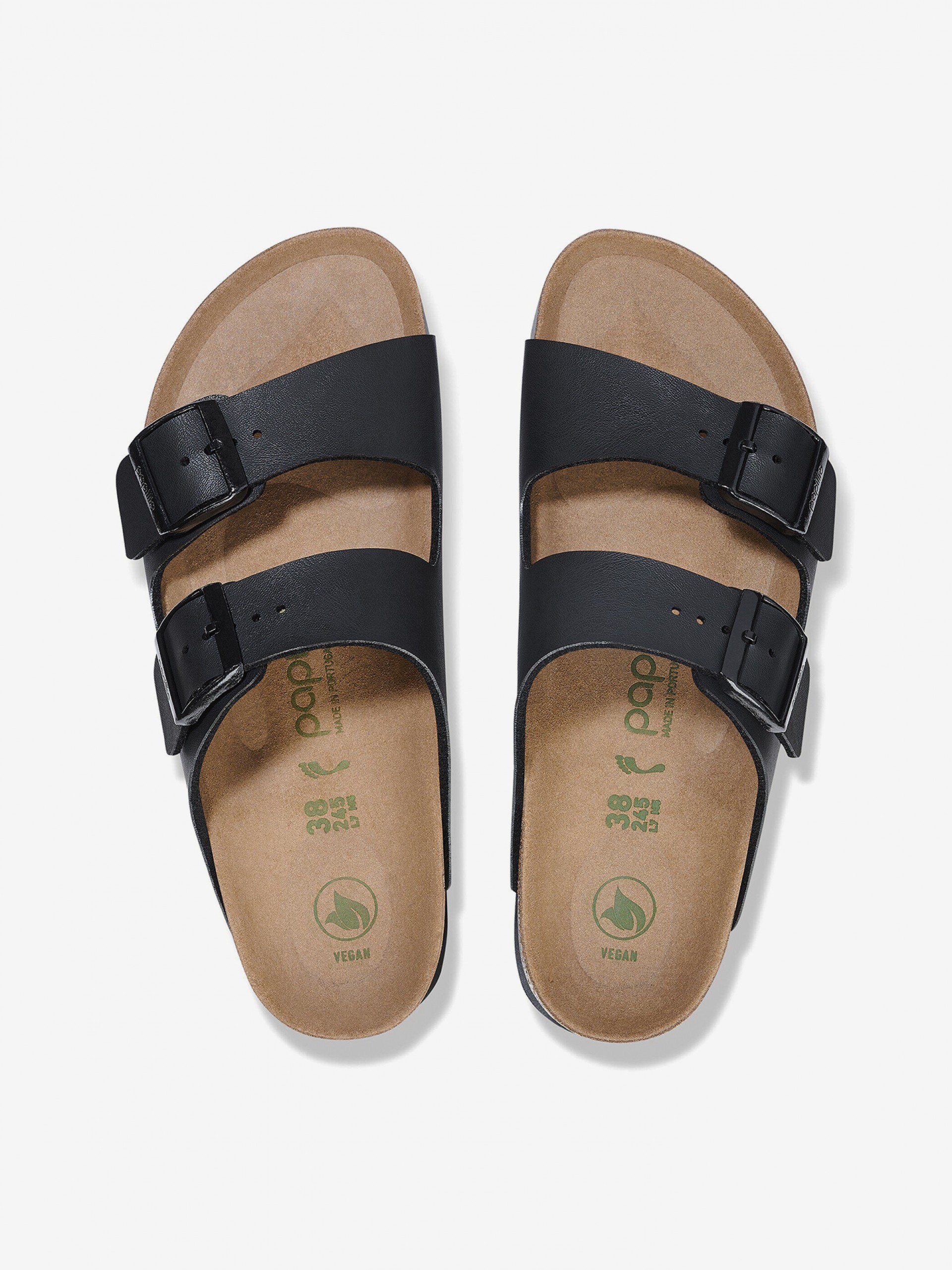 Chanclas Birkenstock Arizona III Papillio Flex Platform Birko-Flor Negras