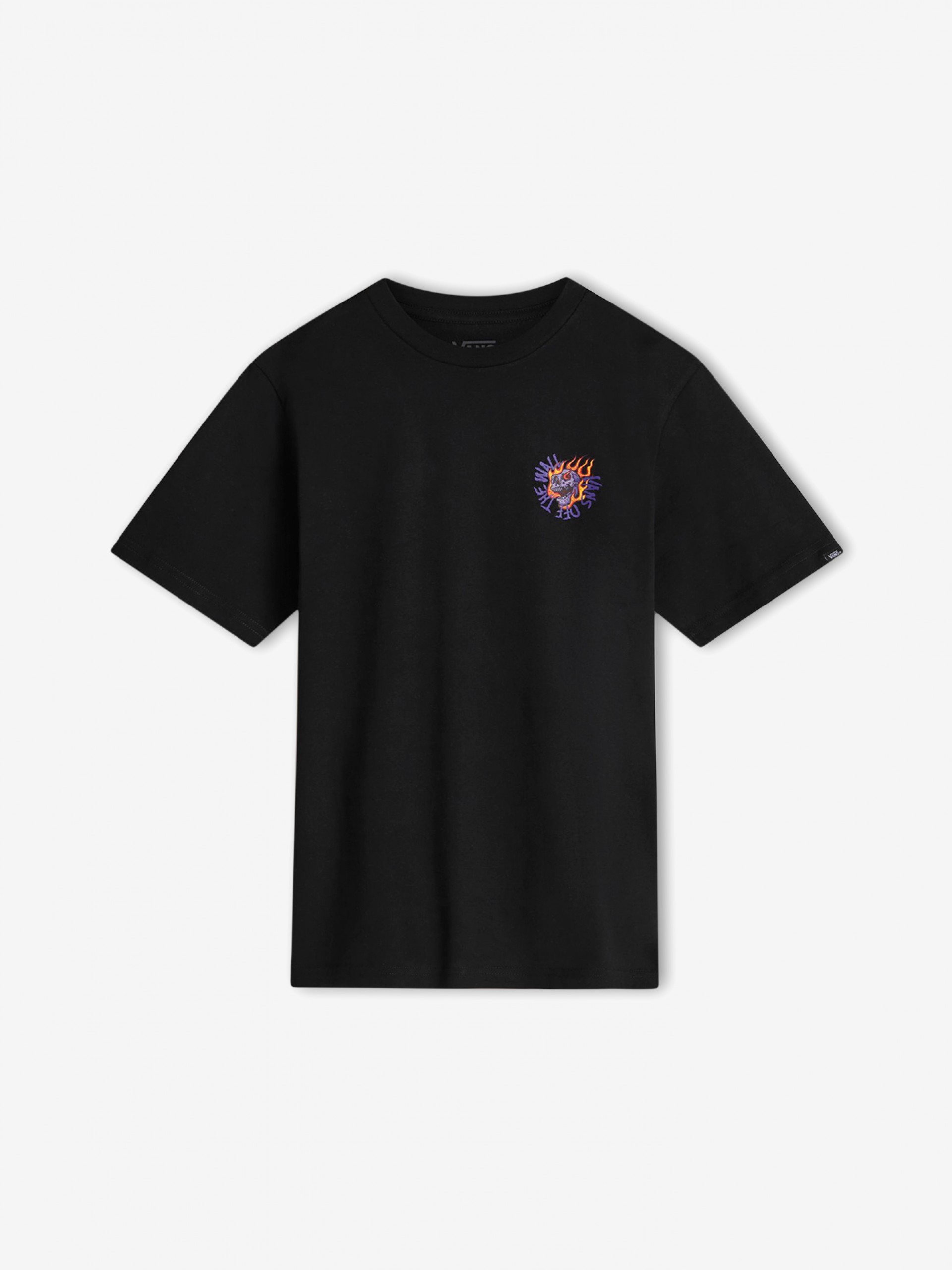 Camiseta Vans Vortex Kids Negra