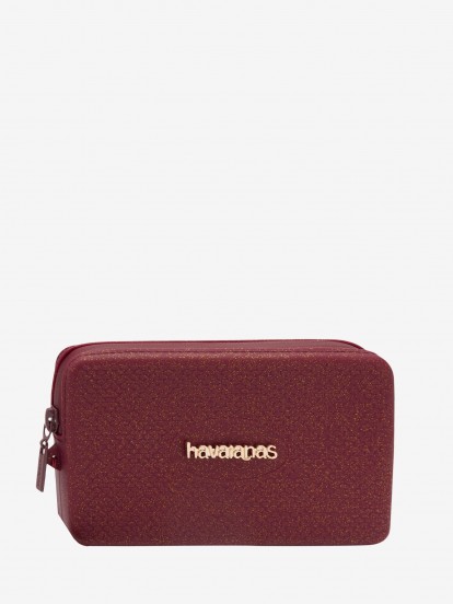 Havaianas Mini Bag Plus Glitter Burgundy Purse