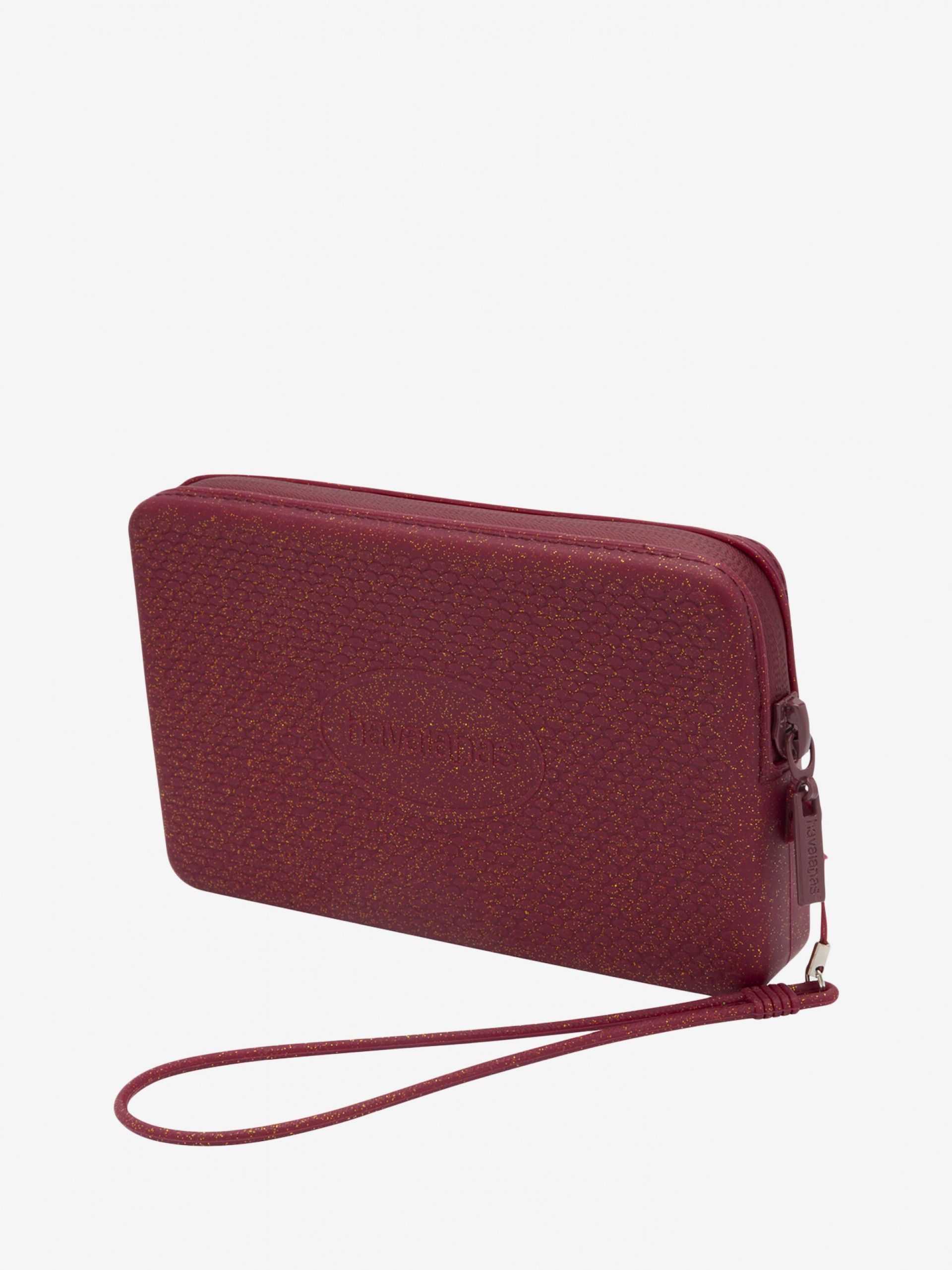 Mala Pequena Havaianas Mini Bag Plus Glitter Bordeaux