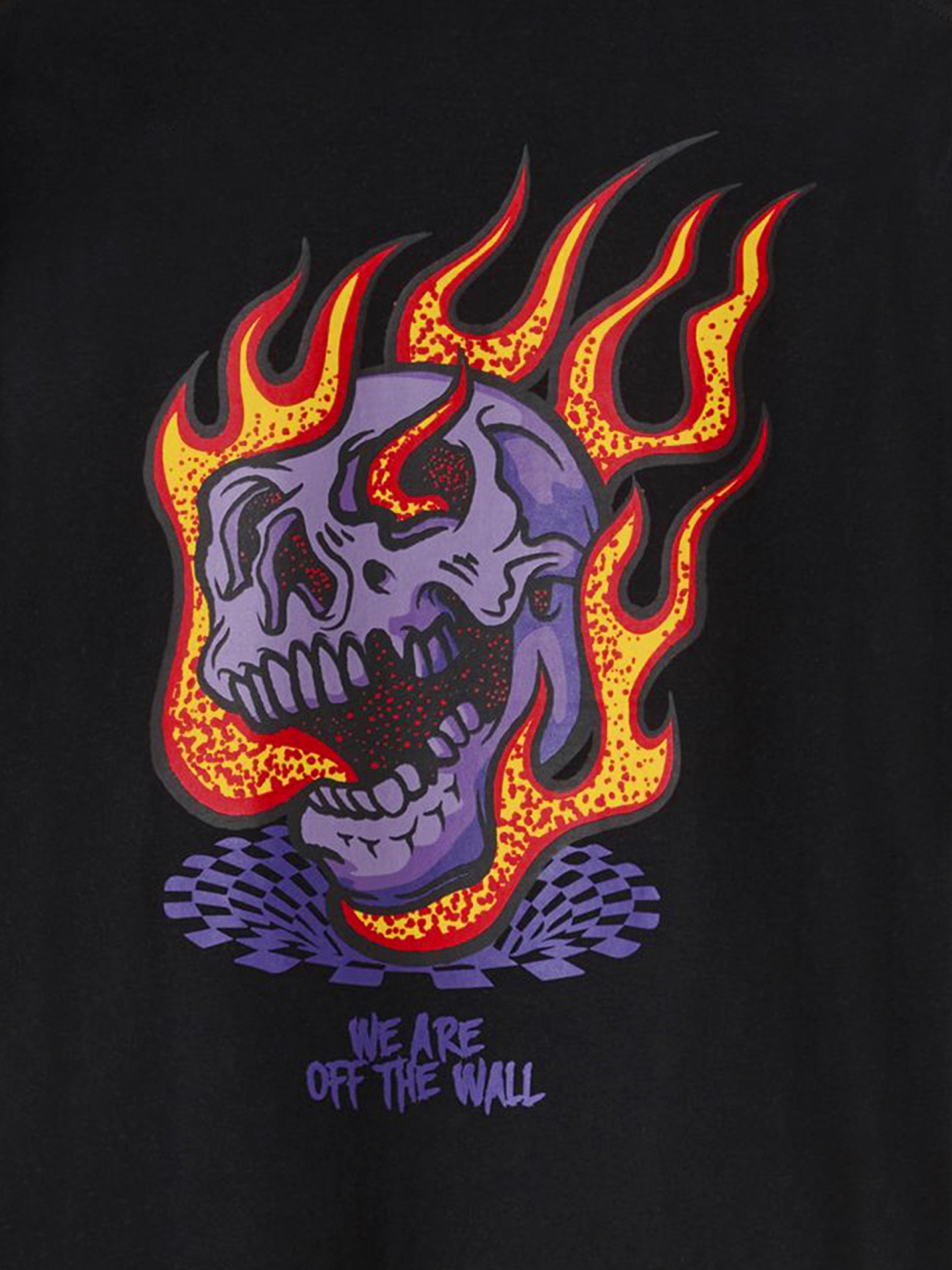 Camiseta Vans Vortex Kids Negra