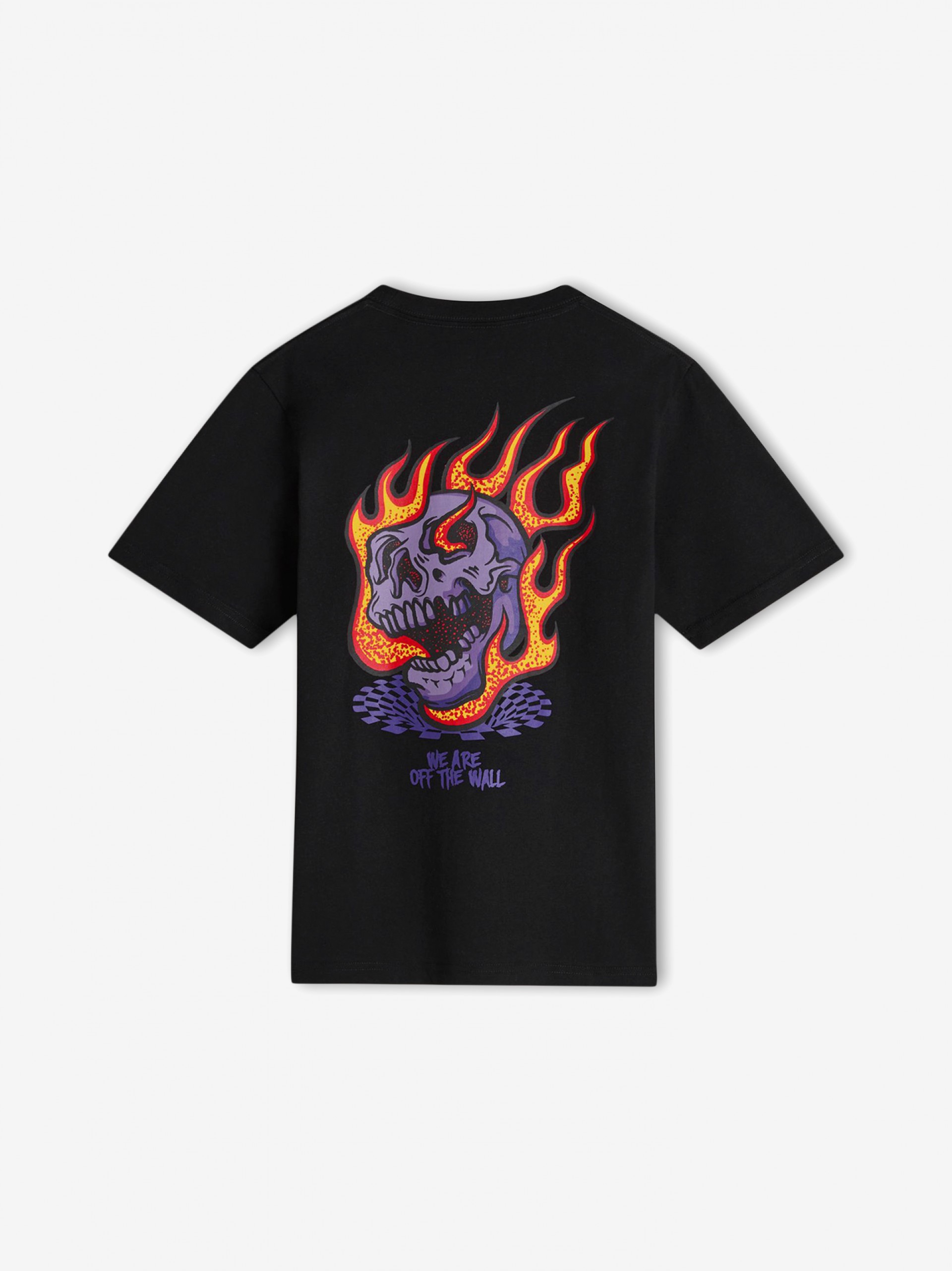 Camiseta Vans Vortex Kids Negra