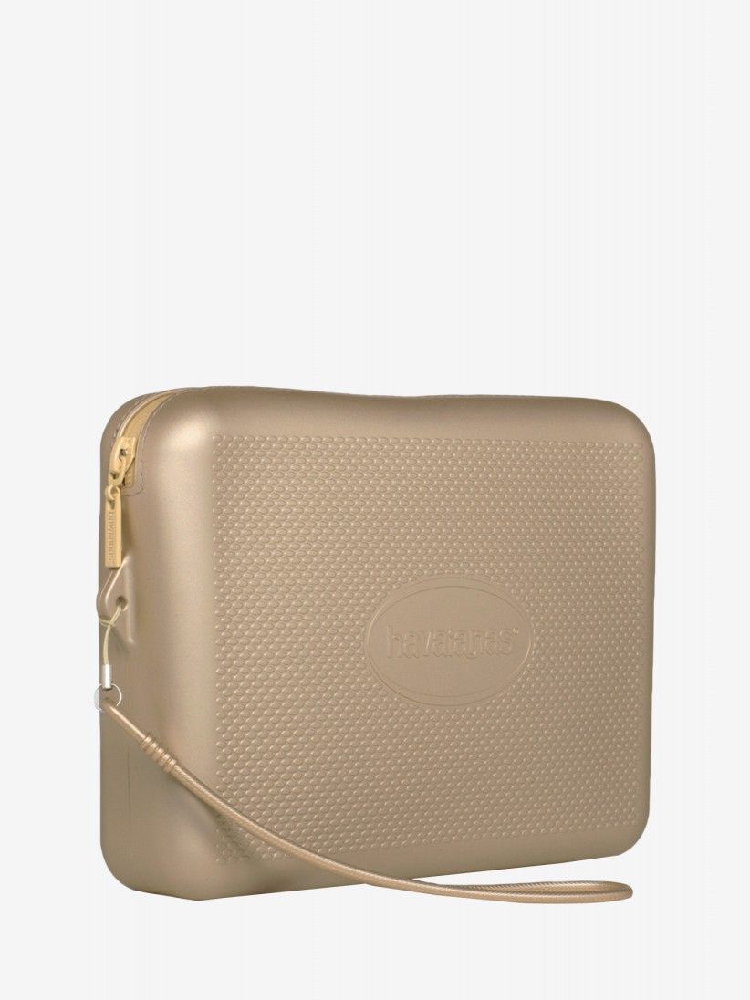 Necessaire Havaianas Beach Metallic Dorado