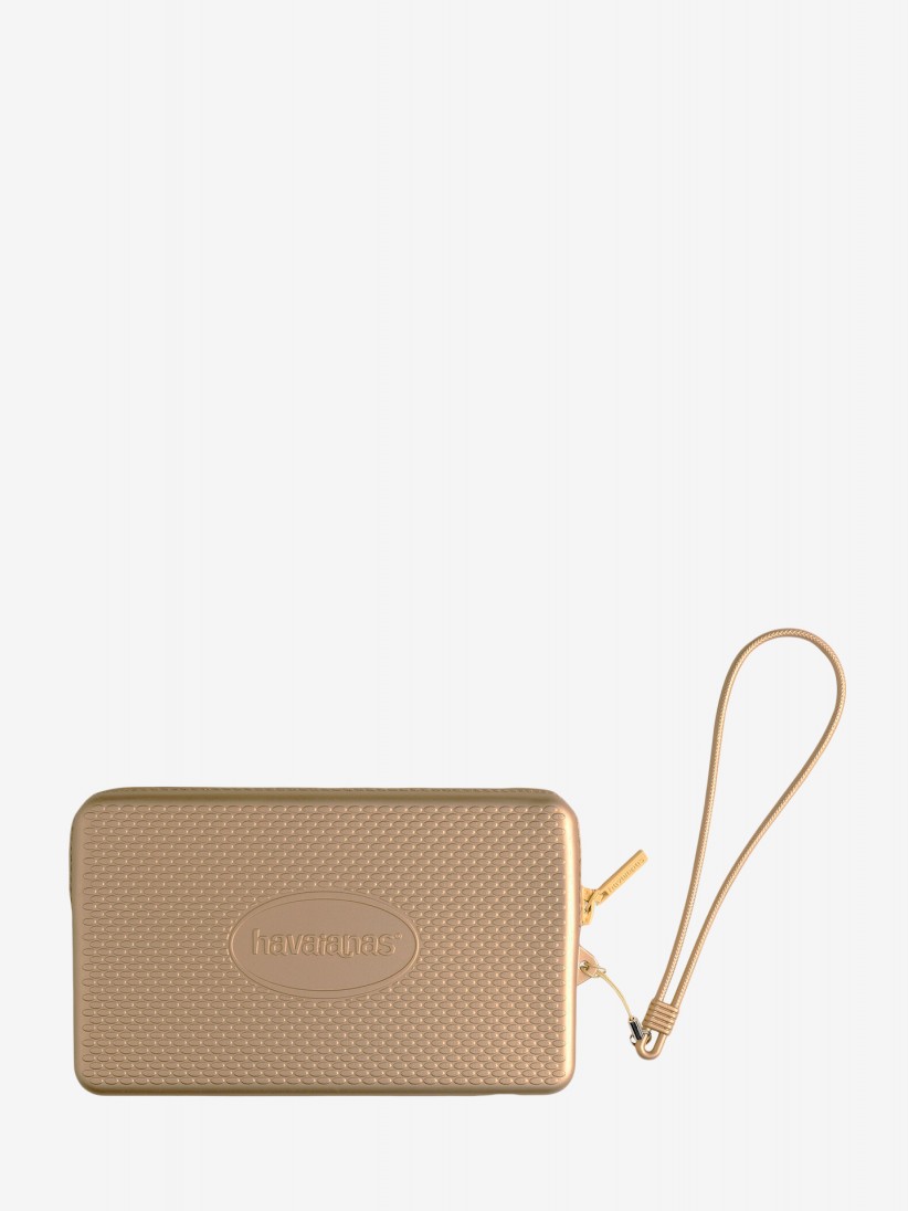 Mala Pequena Havaianas Mini Bag Plus Cool Metallic Dourada