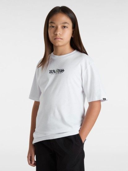 T-shirt Vans Shattered Kids Branca
