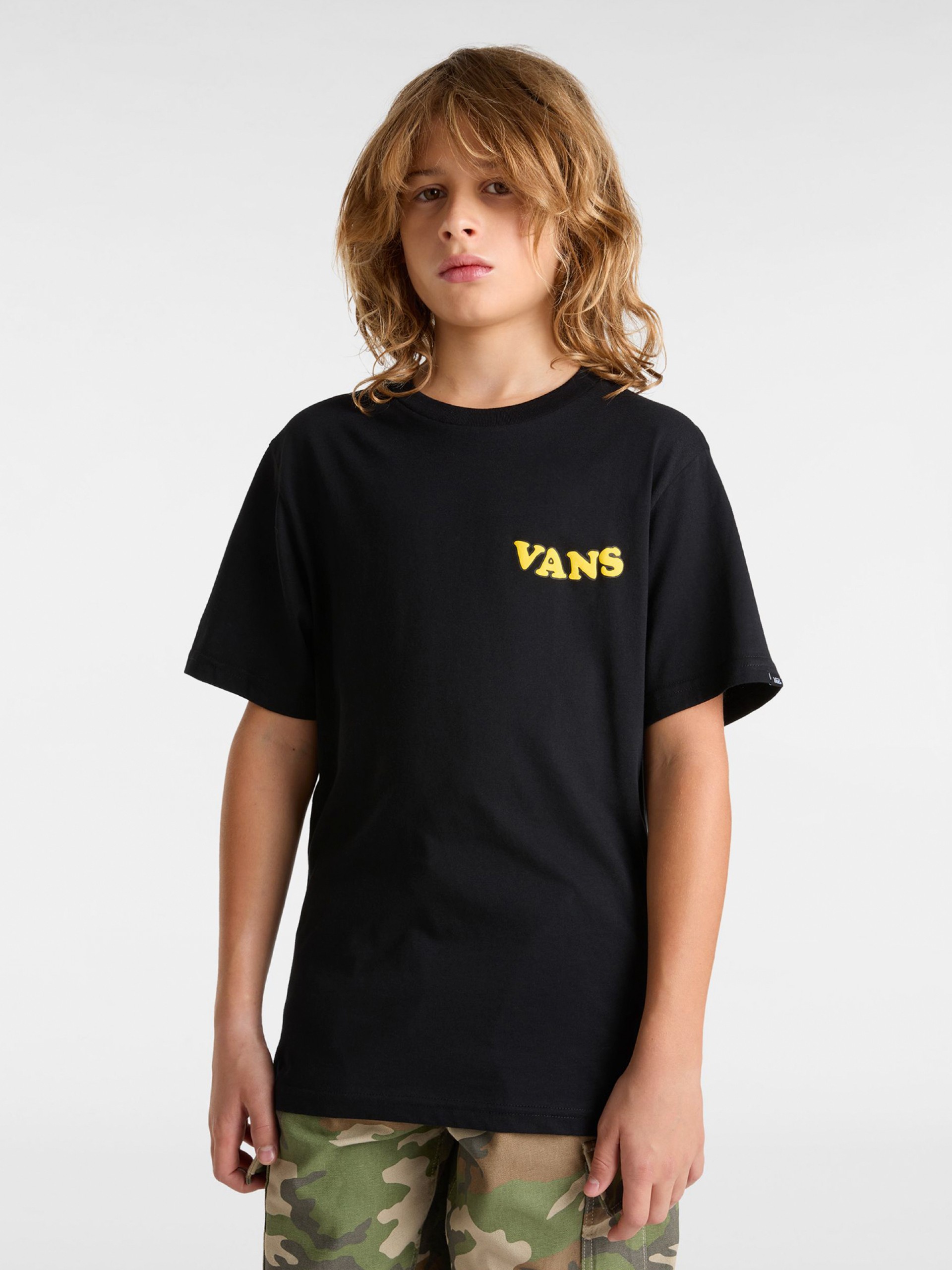 Camiseta Vans Hasta La Shaka Kids Negra